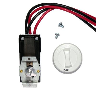 Com-Pak Series White Integral Double-Pole 22 Amp Thermostat Kit